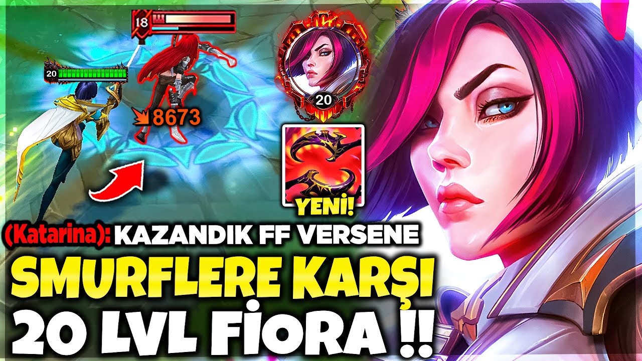 20 LEVEL FULL ÖĞRETİCİ FİORA !! SMURFLER GELDİ YENİ İTEMLE OYNADIM !!