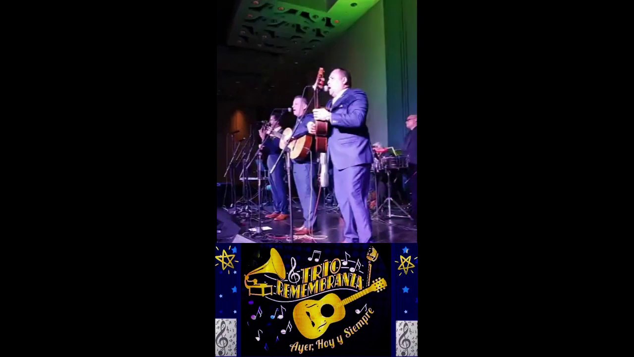 Trío Remembranza en la 8va. Velada Nacional de Tríos - 