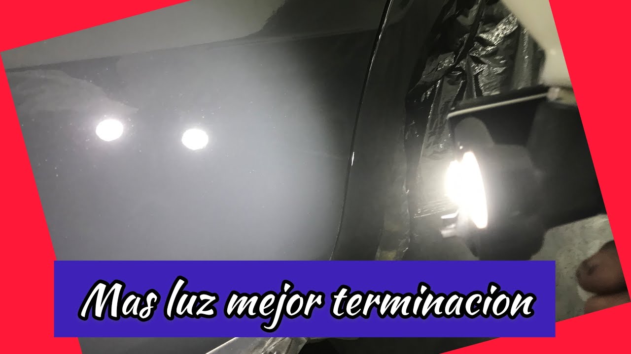 PINTAR UN AUTO CON BUENA LUZ hace la diferencia// EYESLED