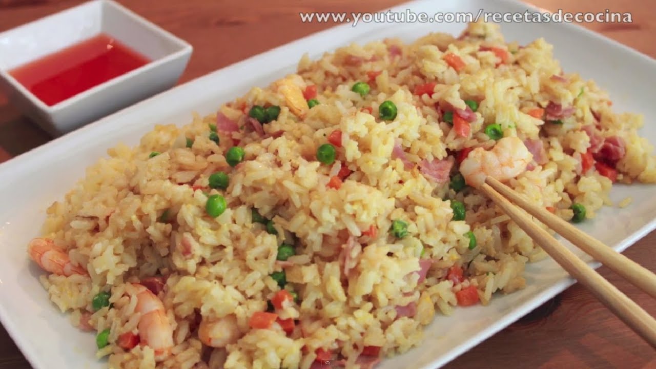 Arroz Chino Frito - Cómo hacer Arroz Tres Delicias ✅