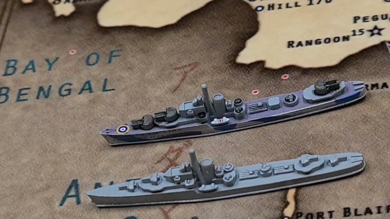 Painting and Decaling an L-Class UK Destroyer with Axisandalliesboardgaming.com