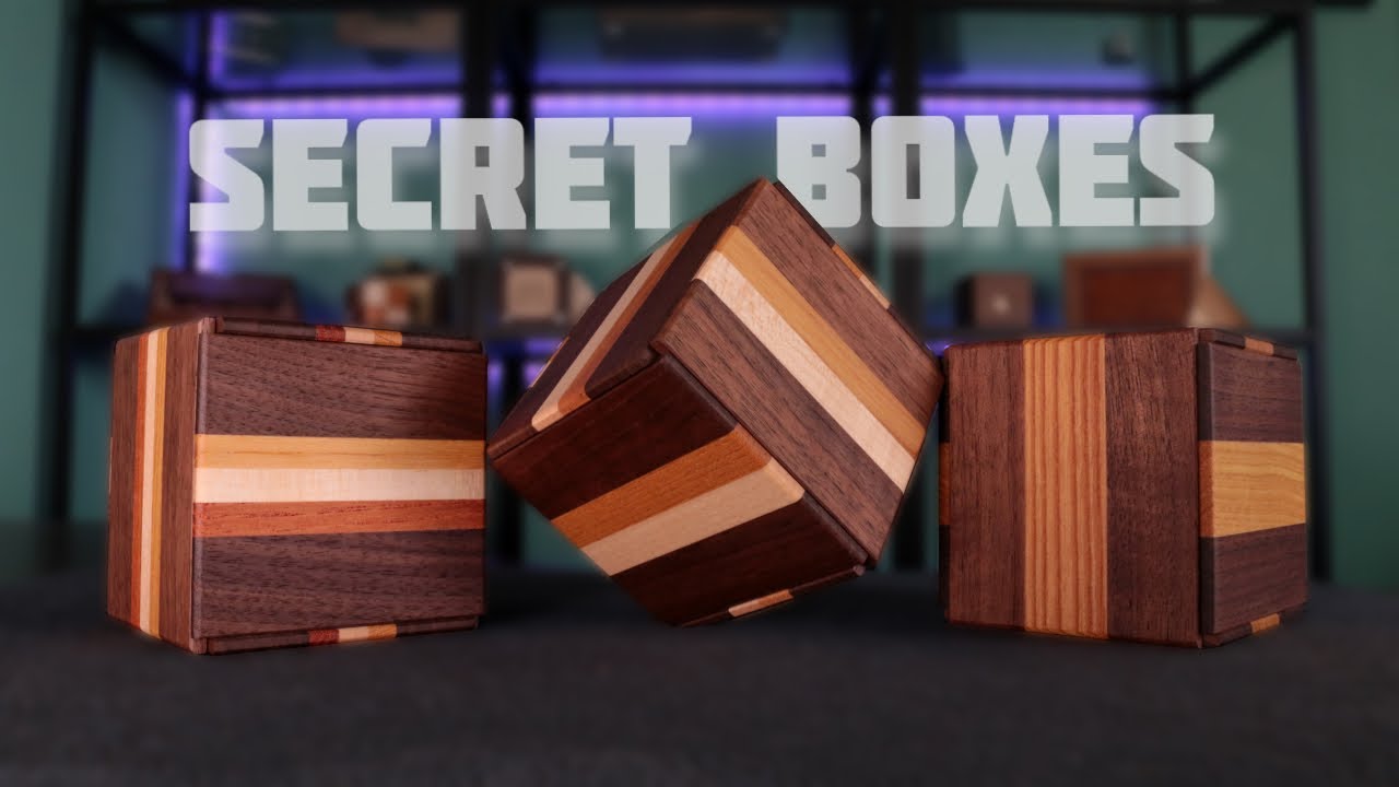 Karakuri New Secret Boxes - Beginner Japanese Puzzle Boxes