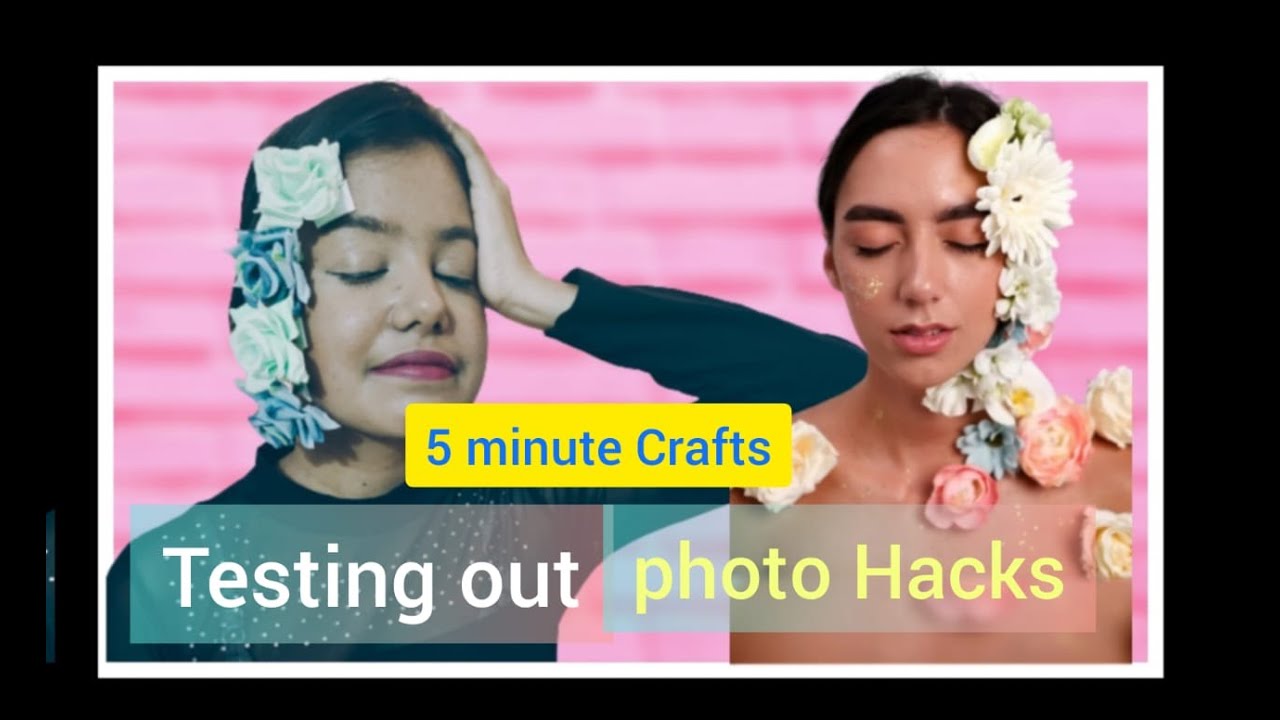 Testing Out Viral Photo Hacks | Ohh MG | 5 Minutes Crafts | Akshita Jain