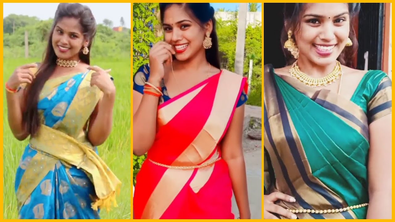 💖 Nanthu6624 TikTok Videos Collection 💖  | Nandhini TikTok Videos Tamil | Tamil Girl TikTok Songs