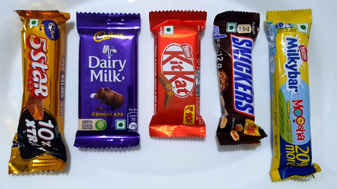 Cadbury vs Kitkat vs Milkybar vs Dairymilk vs Snikers