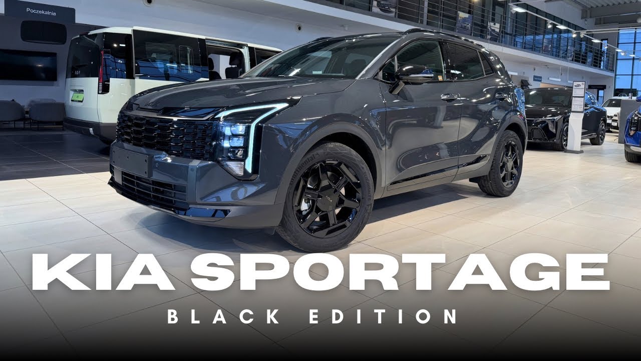 2027 Kia Sportage [1.6 T-GDI 239KM 6AT HEV] wersja Black Edition | Penta Metal | Prezentacja 4K