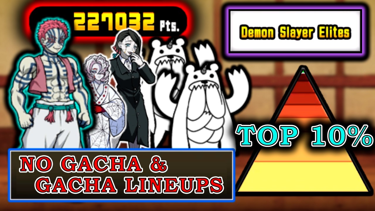 TOP 10% ON THE NEW DEMON SLAYER ARENA OF HONOR - Demon Slayer Elites - Battle Cats