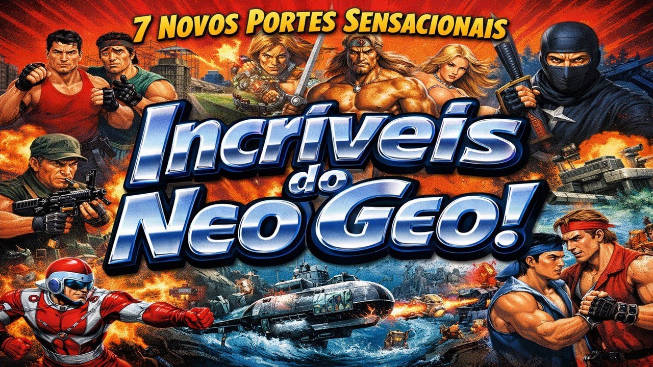 7 Novos Portes Sensacionais e Incríveis do Neo Geo!