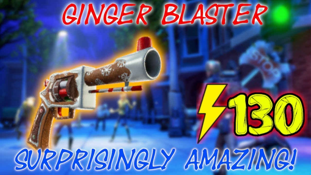 ⚡130 GINGER BLASTER REVIEW // SURPRISINGLY AMAZING! | Fortnite Save the World