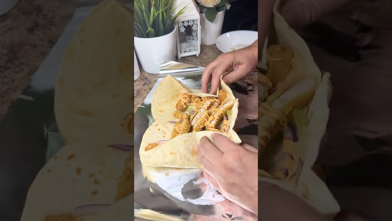 Try Shawarma With Chicken Nuggets 
