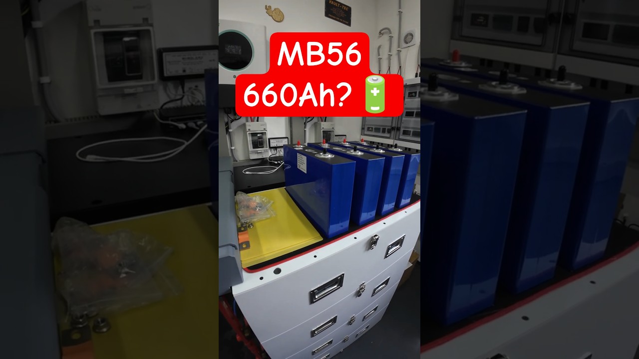 Test Ogniw LFP - EVE MB56 628Ah  #lfp  #mb56  #magazynenergii  #eve #diybox #energystorage #shorts
