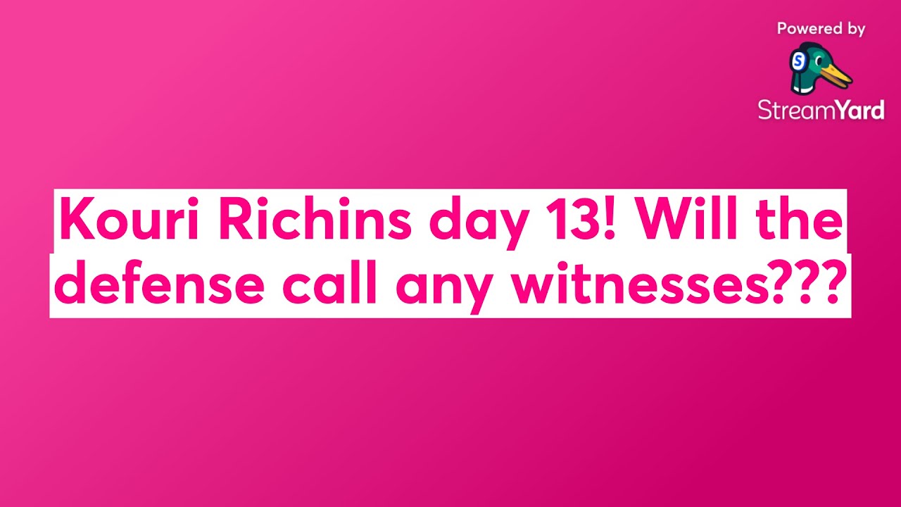 Kouri Richins day 13! Will the defense call any witnesses???