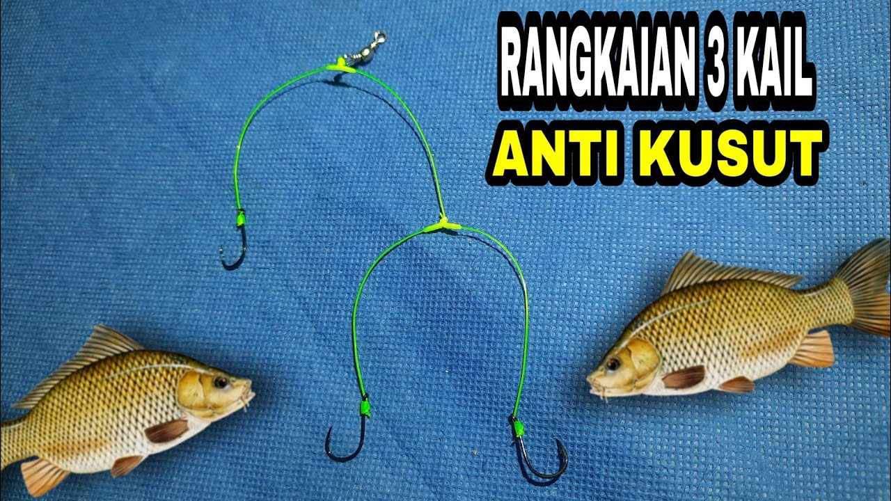 TUTORIAL CARA MEMBUAT RANGKAIAN PANCING IKAN MAS