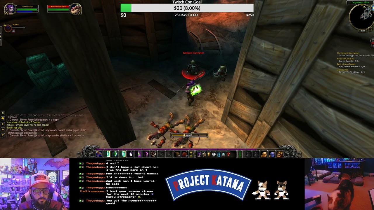 WOW Classic with my Best Friend, please Hurricane Dorian Pivot!!!!! | #projectkatana on #Twitch