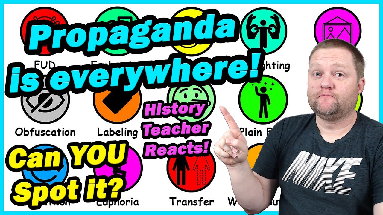 Every Propaganda Technique Explained in 11 Minutes | The Paint Explainer | History Teacher Reacts