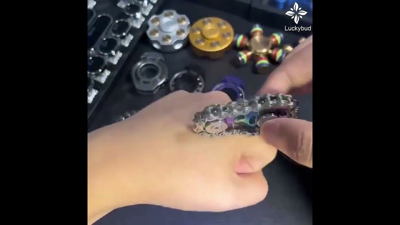 Bike Chain Fidget Spinner Toy - The Ultimate Stress Buster for You!