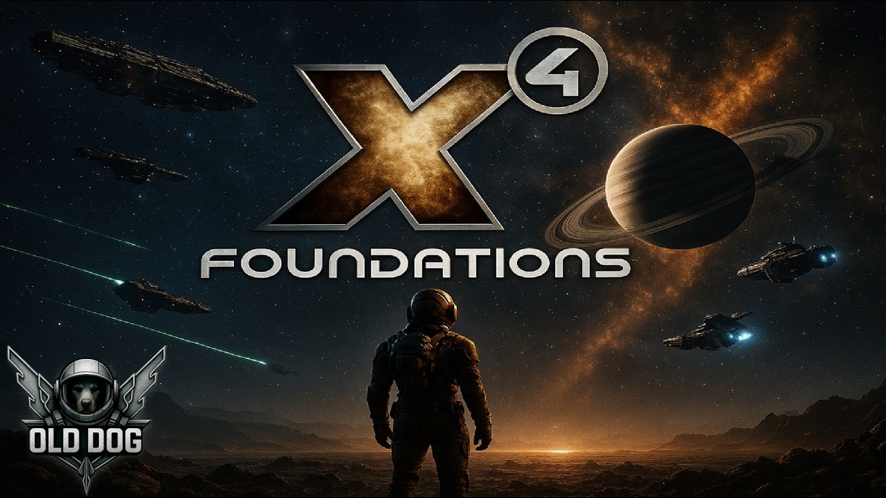 X4 Foundations \😲 Знайомство з  сплітами  😲 \ Український канал \ Old  Dog