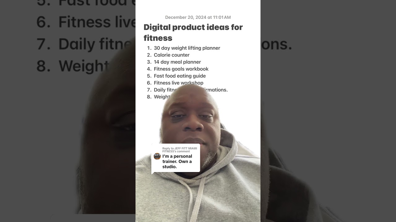 Digital product ideas for fitness ￼