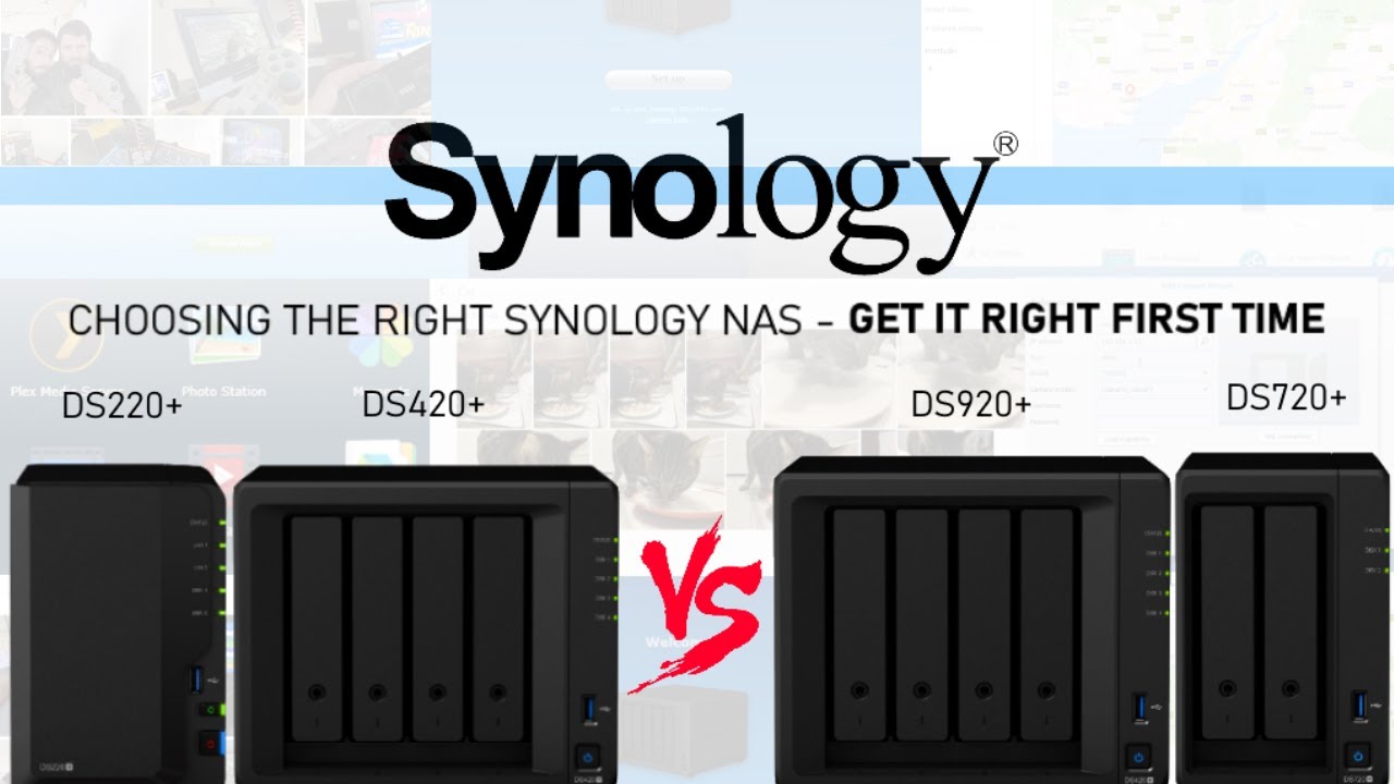 Synology DS920+ vs DS420+ vs DS720+ vs DS220+ NAS Comparison