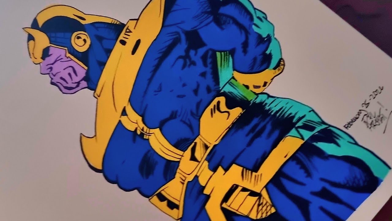 Comic art Thanos February 25, 2026, Day 146