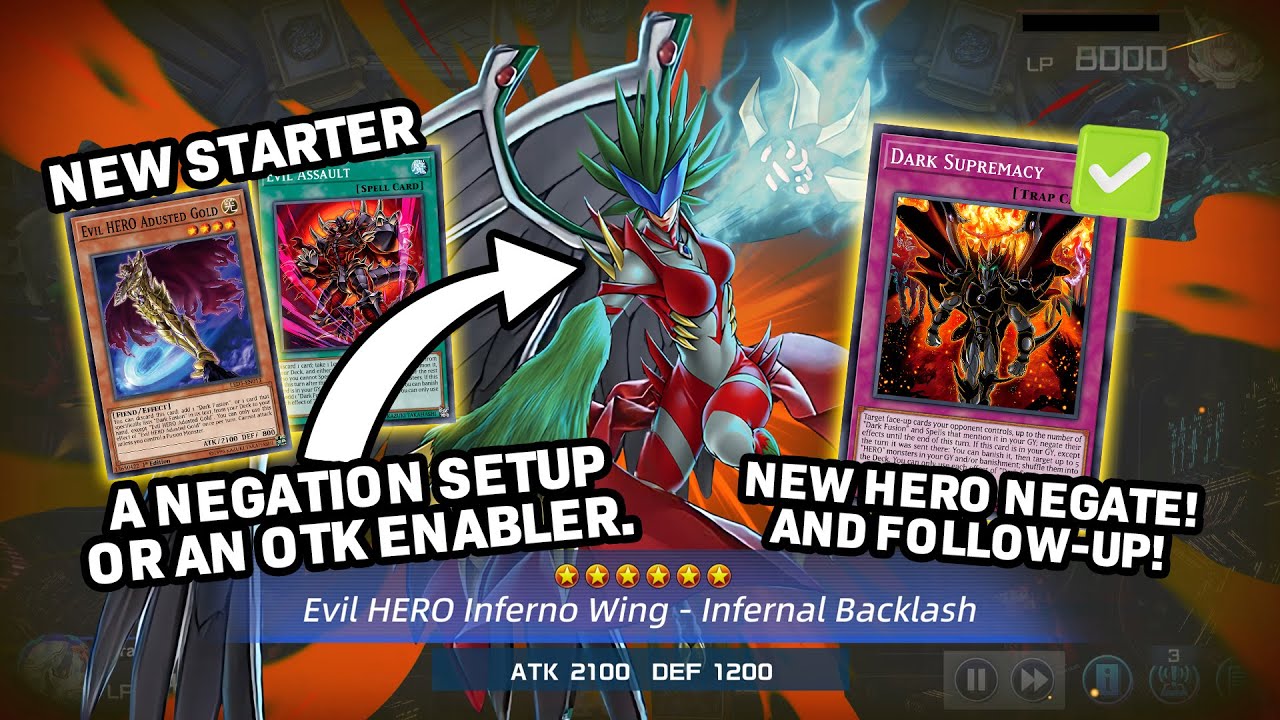 THIS IS HOW YOU PLAY EVIL HERO!💥- Yu-Gi-Oh! Master Duel