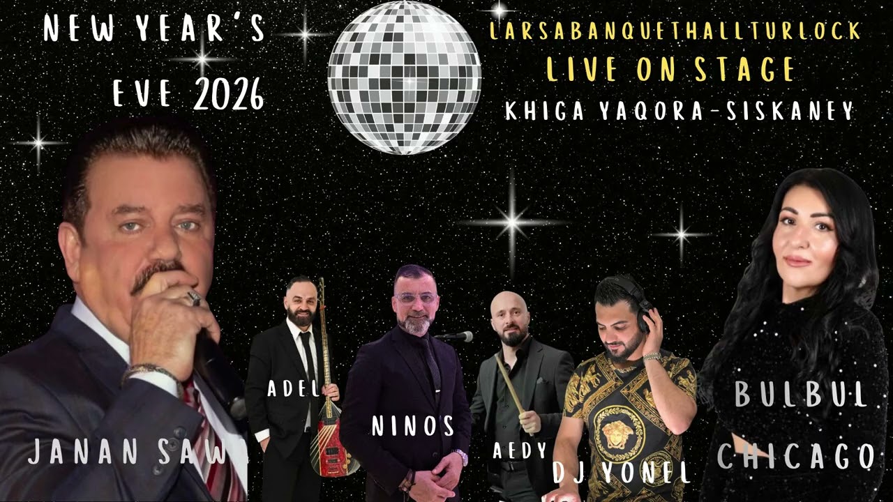Janan Sawa  & Bulbul  Khiga Yaqora Live New Years 2026 Larsa Hall