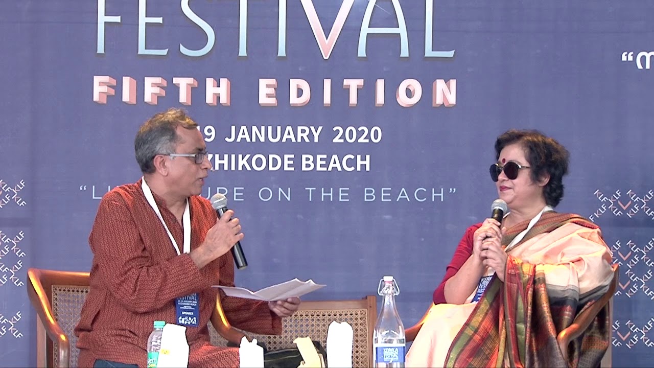 Taslima Nasrin in conversation with Satish Padmanabhan - KLF 2020