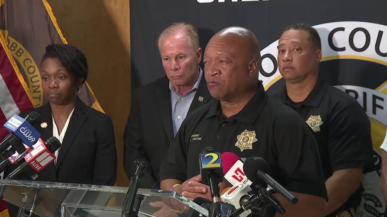 Cobb County Sheriff's Office holds press conference following deputies' deaths