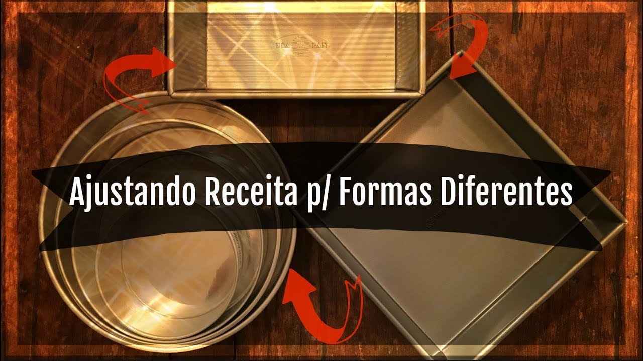 ADAPTANDO RECEITAS PARA FORMAS DIFERENTES | BOLOS BAFÔNICOS