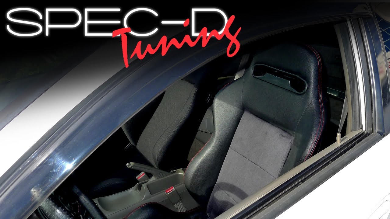 SPECDTUNING INSTALLATION VIDEO: Spec-D UNIVERSAL RACING SEAT