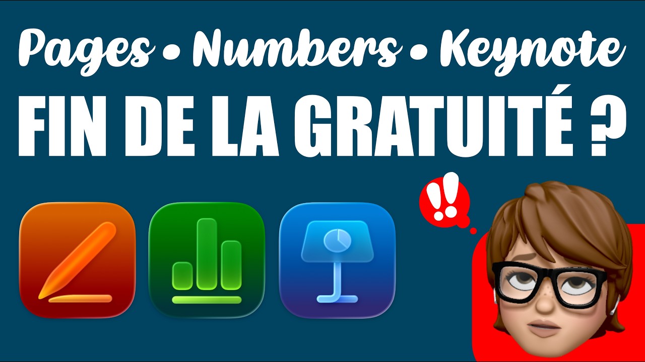 Pages, Numbers et Keynote : gratuit ou payant ? • Apple Creator Studio • Mac, iPhone, iPad