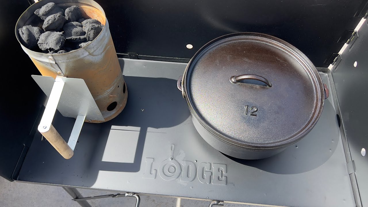 Lodge Dutch Oven Cooking: Roasting a Chicken, baking a chicken pot pie & baking a dessert