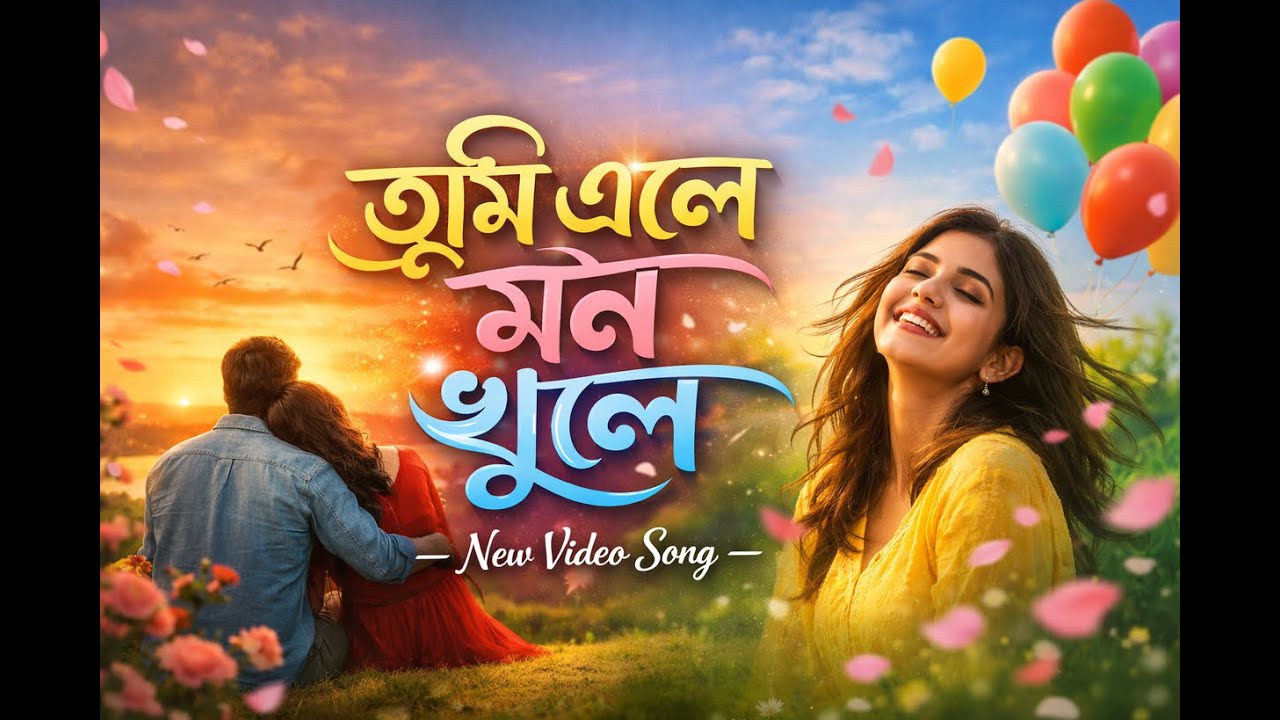 Tumi Ele Mon Khule | New Bangla Romantic Song ❤️ | Bangla Love Music Video | AI Music