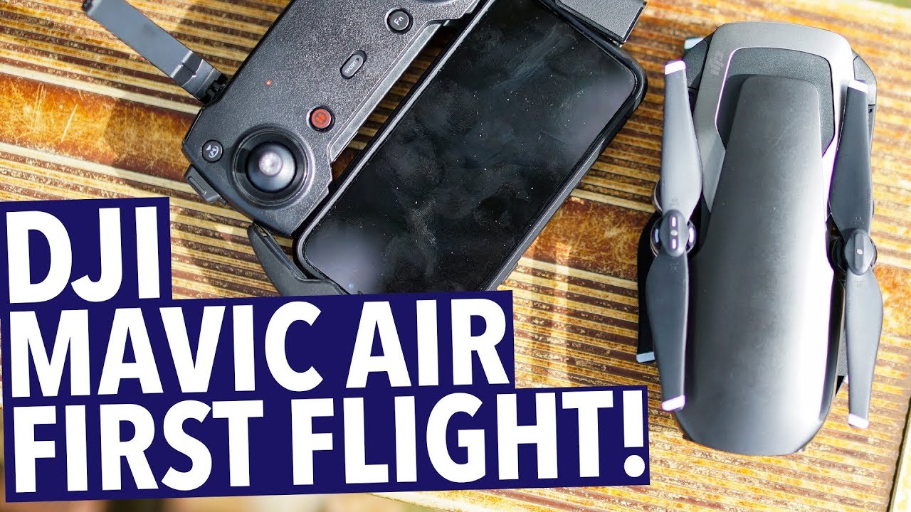 DJI MAVIC AIR FIRST FLIGHT! 4K Footage!
