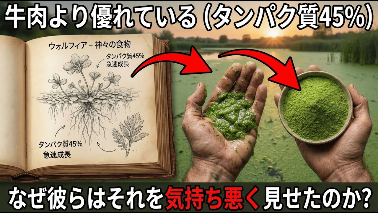 地球上で最も速く成長する食料：なぜ世界で最も効率的なプロテインが「雑草」と呼ばれるのか？