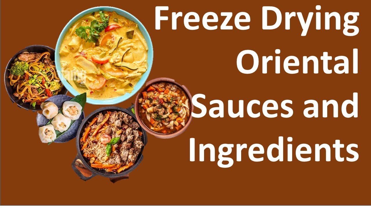 Freeze Drying Oriental Sauces and Ingredients
