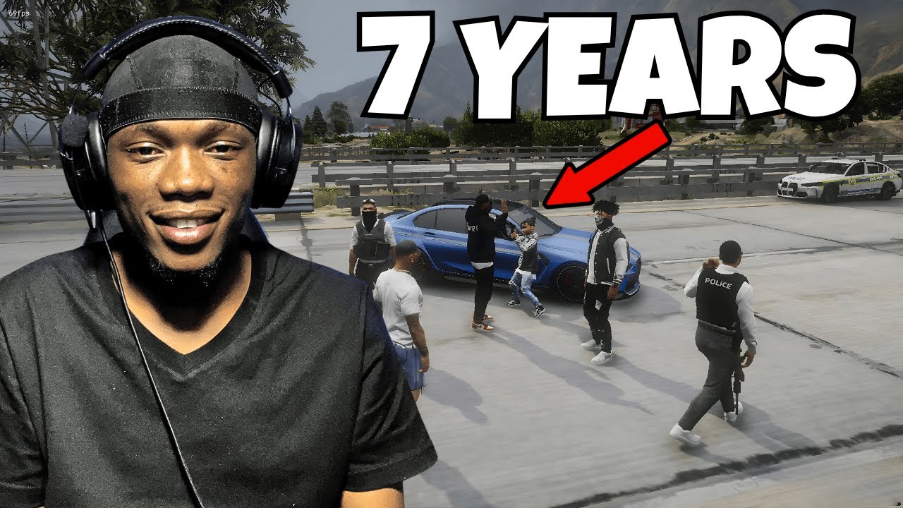 7 year old rescue his Dad from COPS in GTA 5 RP