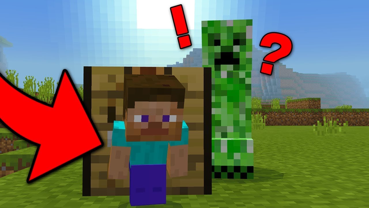WORLD'S SMALLEST PLAYER!! MINECRAFT HIDE AND SEEK!