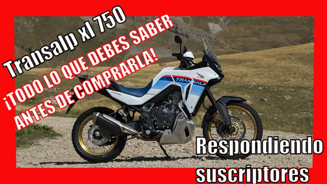 Lo que debes SABER antes de comprar la TRANSALP XL 750🔥 Respondiendo a SUSCRIPTORES🔥 #4k #motovlog