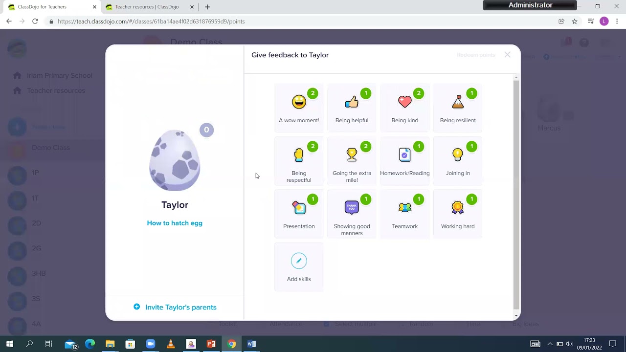 Class Dojo Introduction for Pupils