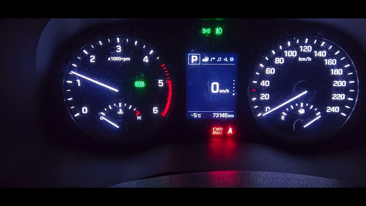 hyundai tucson 2018 2.0 crdi -5 cold start