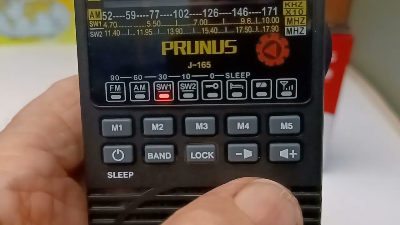 TRRS #2625 - Необычный радиоприемник - Prunus J-165 AM/FM/SW Radio - Вам он понравится.