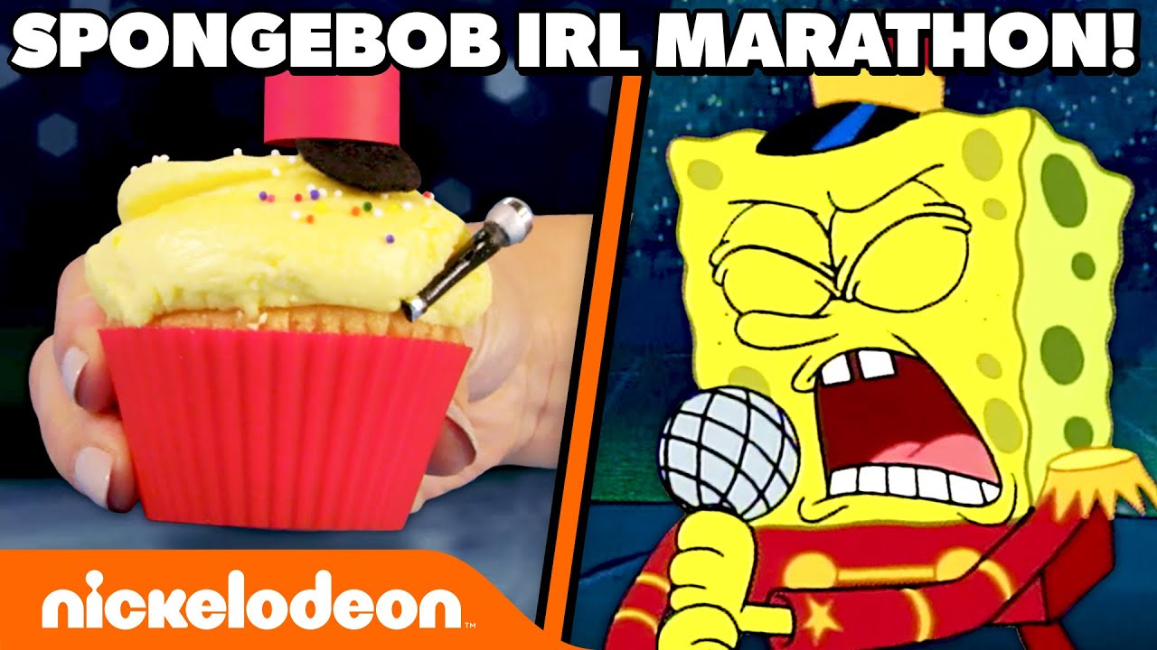 SpongeBob As A CUPCAKE? 🧁 Every SpongeBob IRL EVER! | Nicktoons