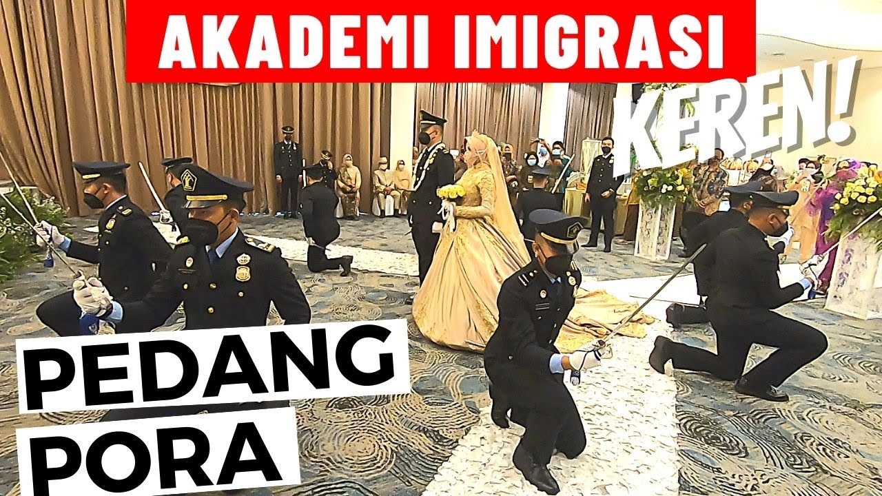 Begini Kerennya Pedang Pora Akademi Imigrasi (Resepsi Pernikahan)