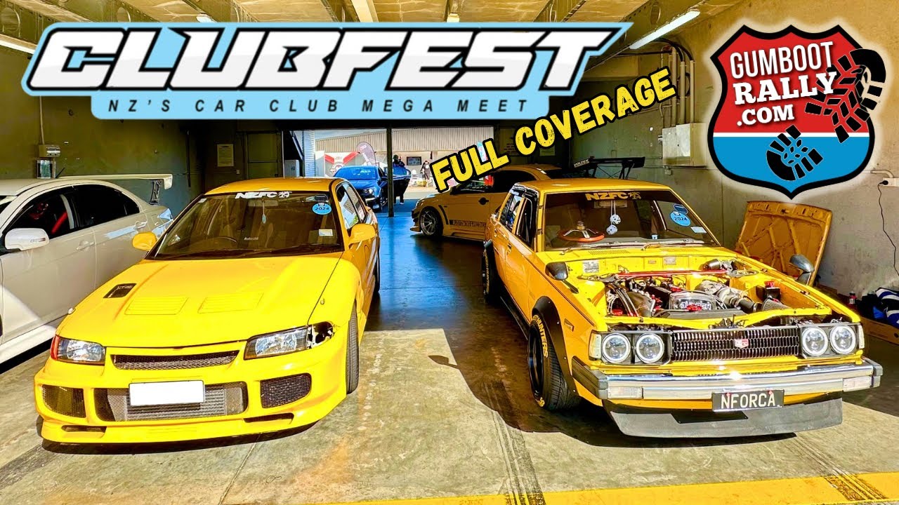 ClubFest: лучшее автомобильное клубное мероприятие Новой Зеландии. Полная видеотрансляция 2024 года.