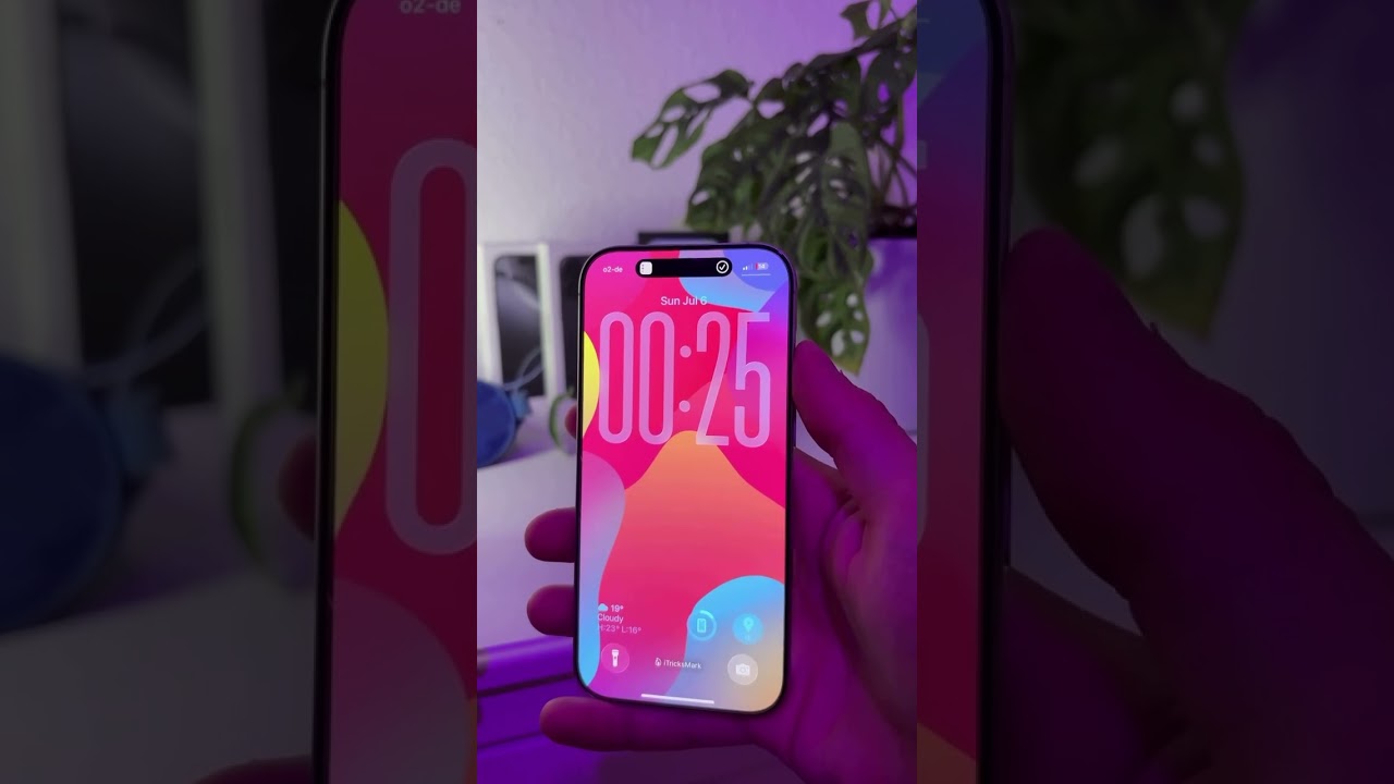 New Dynamic Island Animations on the iOS 26  #apple #ios #iphone #dynamicisland