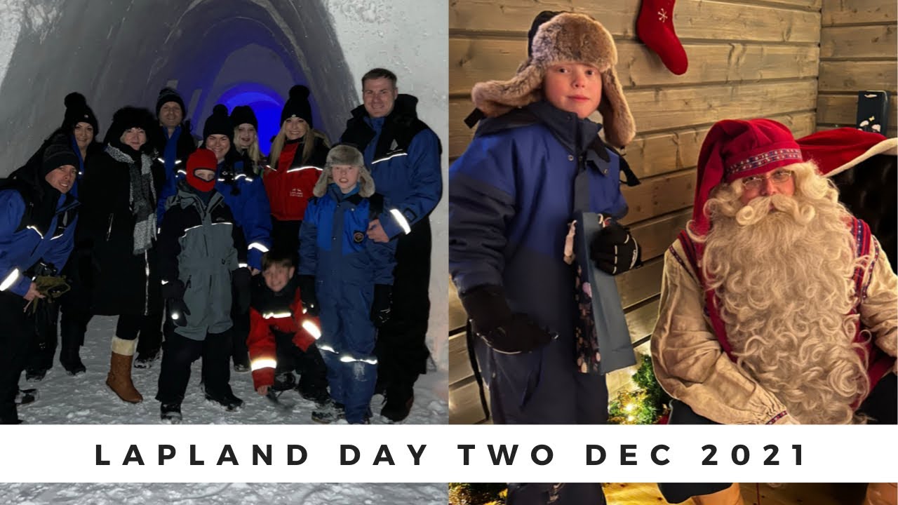 Lapland Day Two | Dec 2021 | Husky Rides, Sledging and meeting Santa at The Snow Village!!
