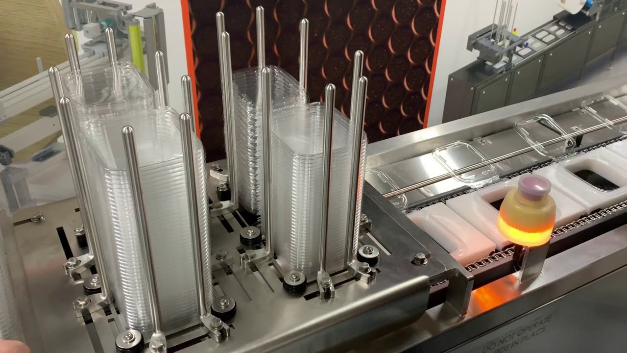 Precision PMD Clamshell Denester and Closer - 50 per minute Walk Around