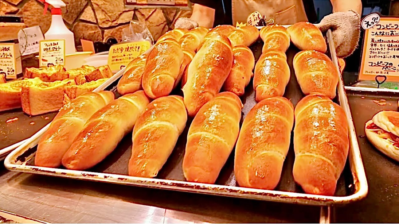 Переизбыток свежего хлеба 🍞 Продаётся за считанные секунды в огромной пекарне【ASMR】