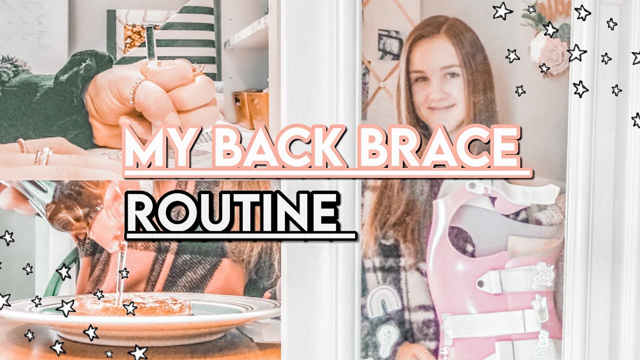 My Back Brace Routine + Back Update | Katie's Cool Creations
